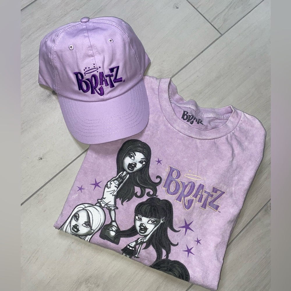 Bratz Purple Graphic Crop Top